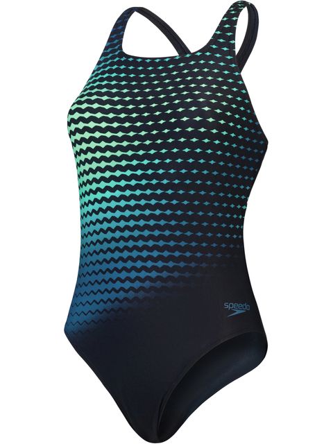Speedo Medalist One Piece - Teal/Green