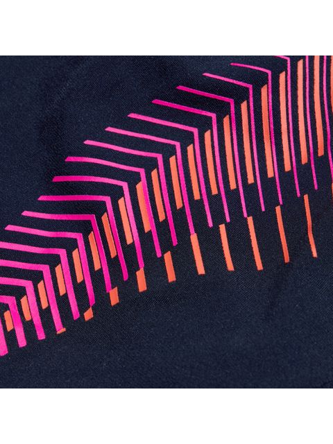 Speedo Muscleback One Piece - Navy/Pink/Orange