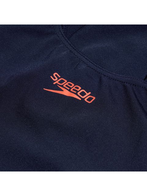 Speedo Muscleback One Piece - Navy/Pink/Orange