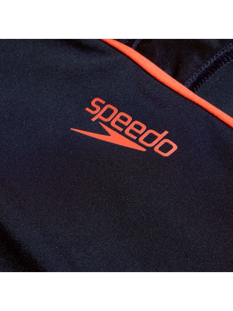 Speedo Two Piece - Navy/Pink/Orange