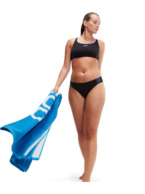 Speedo Sports Bikini - Black/Cobalt/Blue