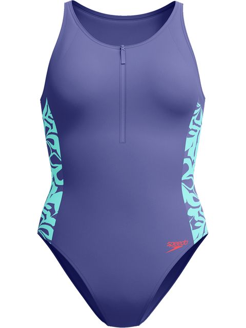 Speedo Panel Hydrasuit One Piece - Hapuna Blue