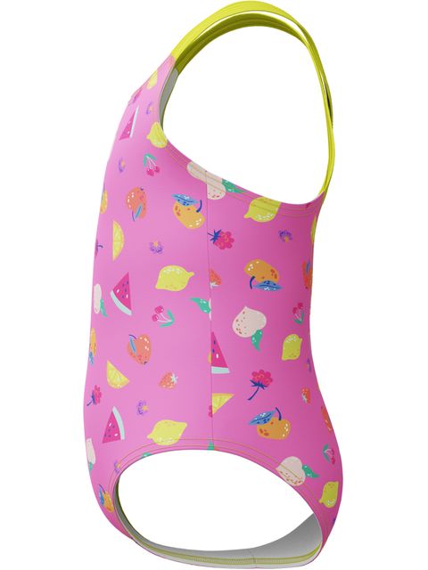 Speedo Toddler Girls Cross Back One Peice - Neon Flamingo