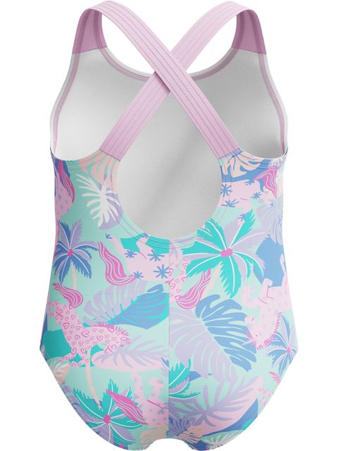 Speedo Toddler Girls Cross Back One Piece - Strawberry Crepe