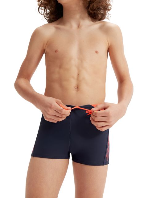 Speedo Splice Aquashorts - Navy/Orange