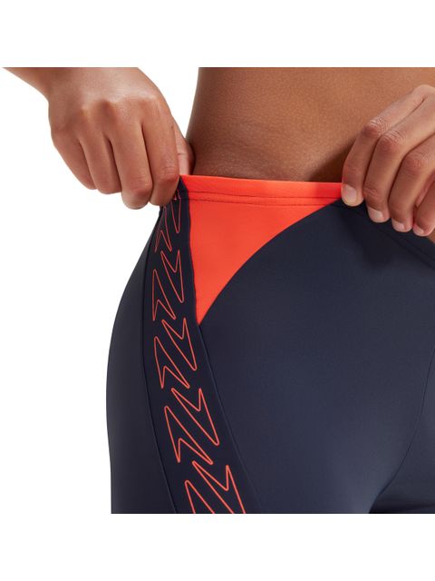 Speedo Splice Jammers - Navy/Orange