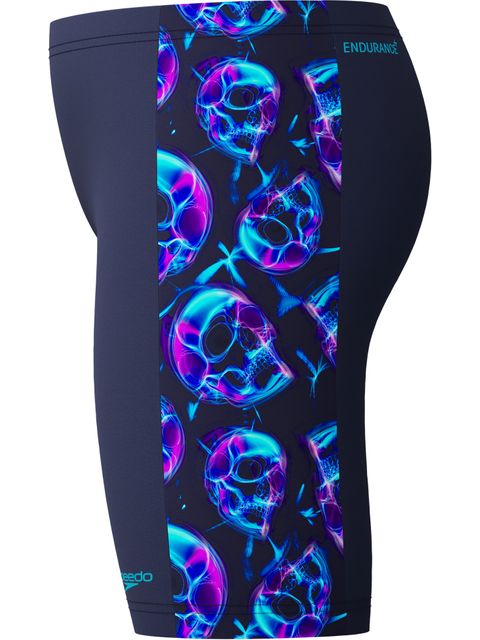 Speedo Allover Print Panel Jammers - Peacoat/Blue