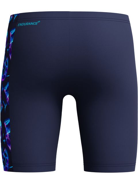 Speedo Allover Print Panel Jammers - Peacoat/Blue