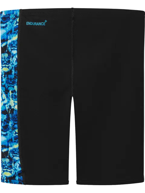 Speedo Printed Panel Jammers - Anthracite/Hyper Teal