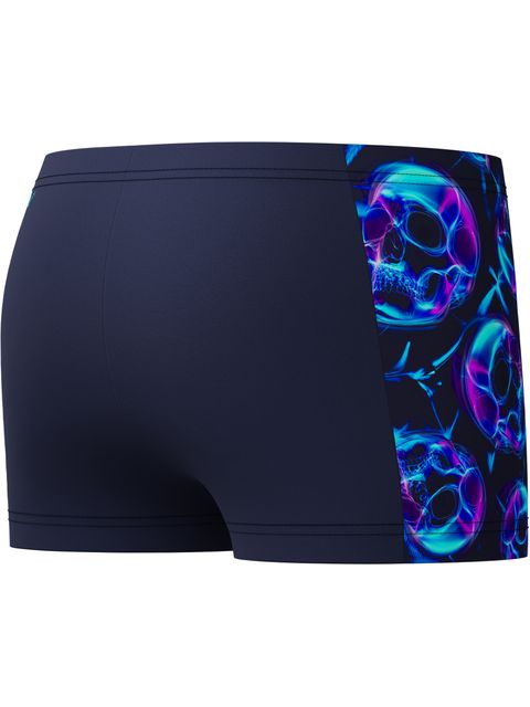 Speedo Allover Print Panel Aquashorts - Peacoat/Blue