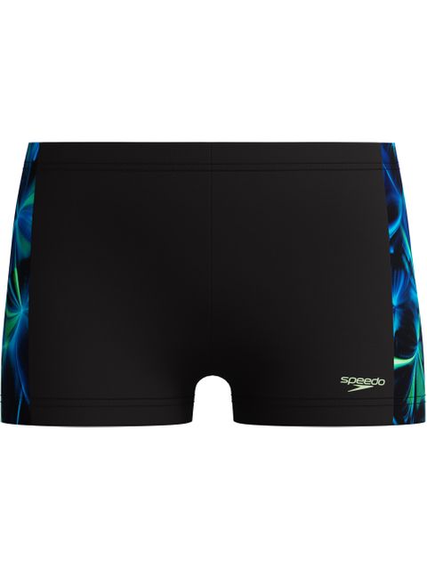 Speedo Print Panel Aquashorts - Anthracite/Clover