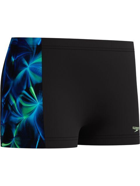Speedo Print Panel Aquashorts - Anthracite/Clover