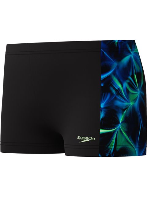 Speedo Print Panel Aquashorts - Anthracite/Clover