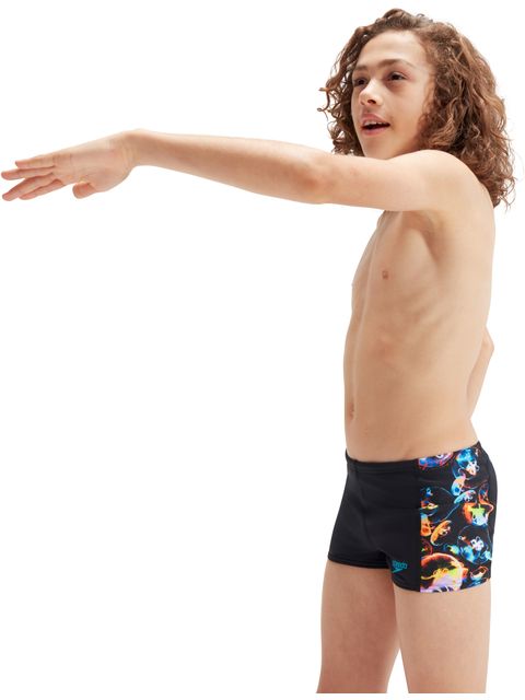 Speedo Aquashorts - Black/Blue/Orange