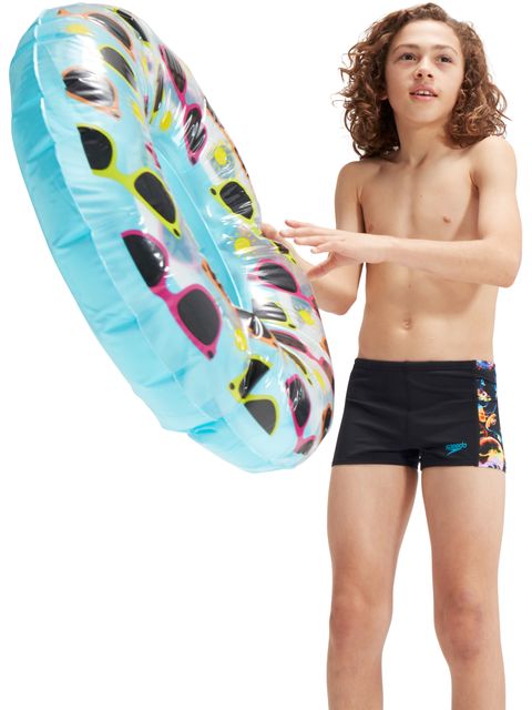 Speedo Aquashorts - Black/Blue/Orange