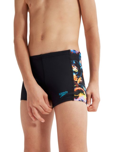 Speedo Aquashorts - Black/Blue/Orange