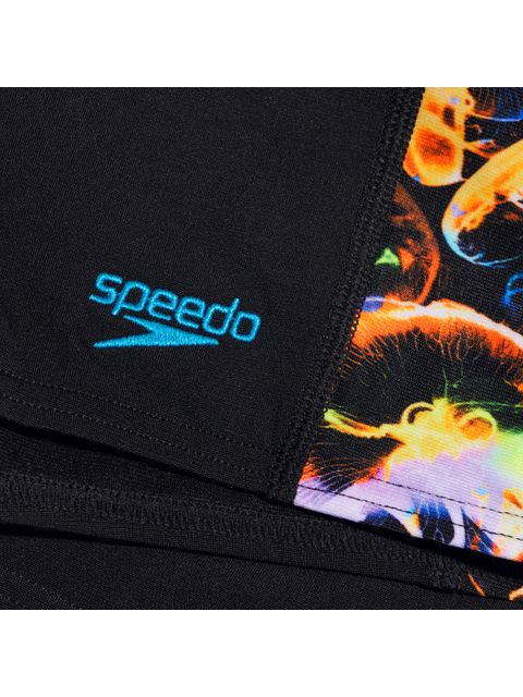 Speedo Aquashorts - Black/Blue/Orange