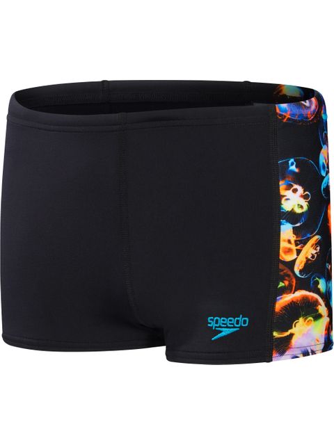 Speedo Aquashorts - Black/Blue/Orange