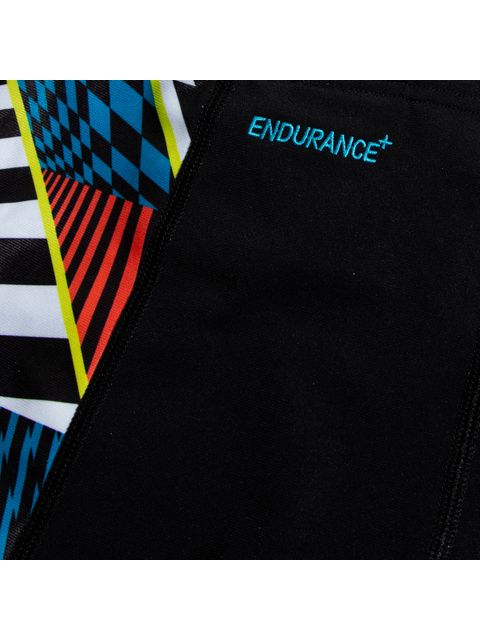 Speedo Panel Aquashorts - Black/White/Watermelon