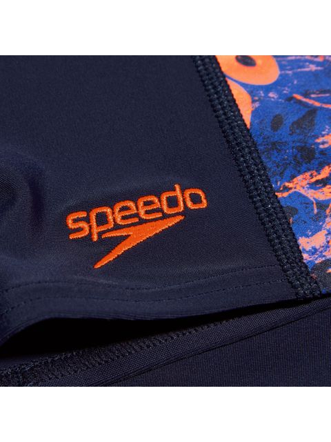 Speedo V-Cut Jammers - Navy/Baja/Apricot
