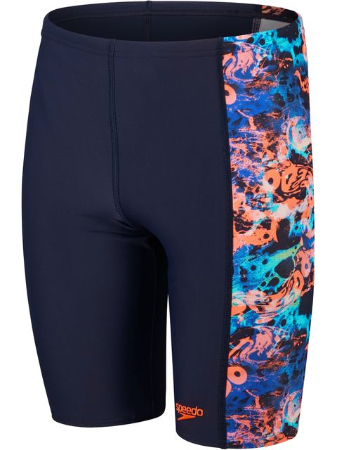 Speedo V-Cut Jammers - Navy/Baja/Apricot