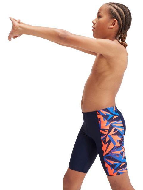 Speedo Panel Jammers - Hyperboom/Cobalt/Orange