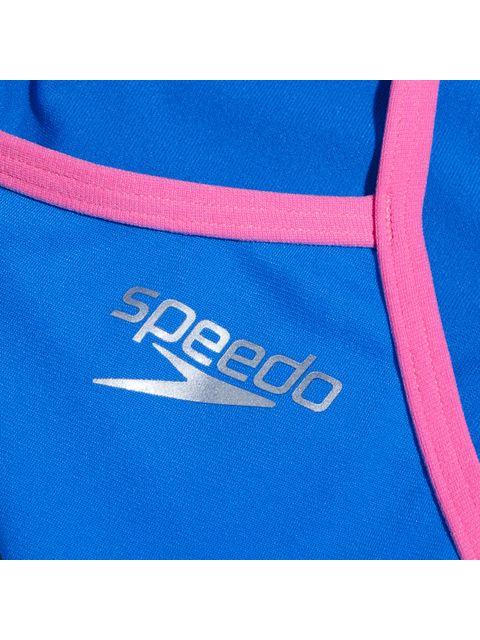 Speedo Tie Back Crop Top - Cobalt