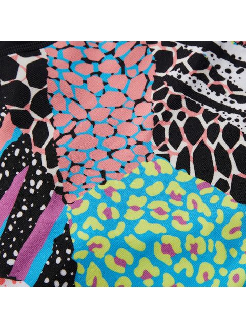 Speedo V-Cut Jammers - Black/Green/Red