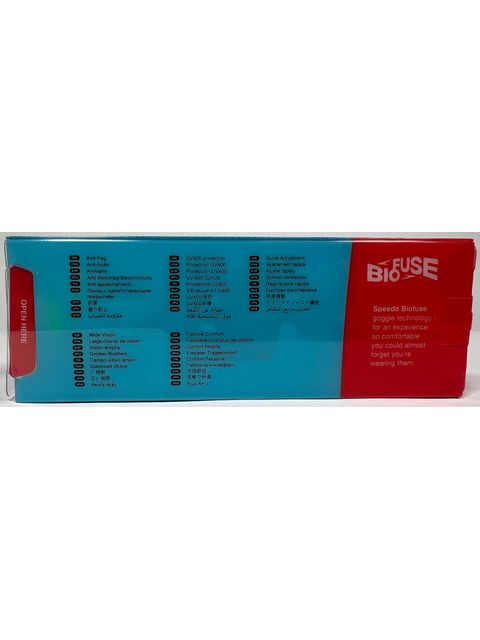 Speedo Biofuse 2.0 Junior Goggles - Clear/Cobalt/Lemon