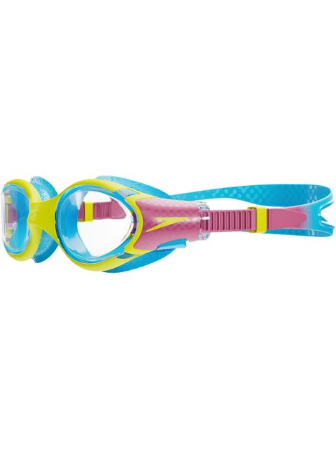 Speedo Biofuse 2.0 Junior Goggles - Clear/Lemon/Pink/Blue