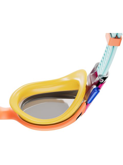 Speedo Biofuse 2.0 Junior Goggles - Chrome Mirror/Cobalt/Blue/Orange