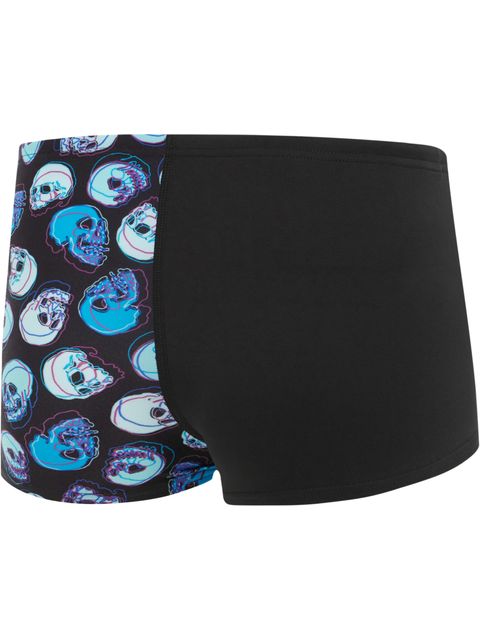 Speedo V-Cut Aquashorts - Black/Blue/Cyan