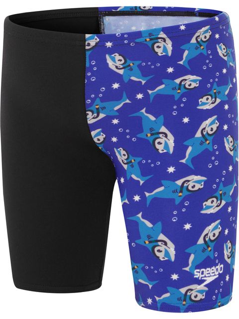 Speedo Jammers - Black/Blue/Grey