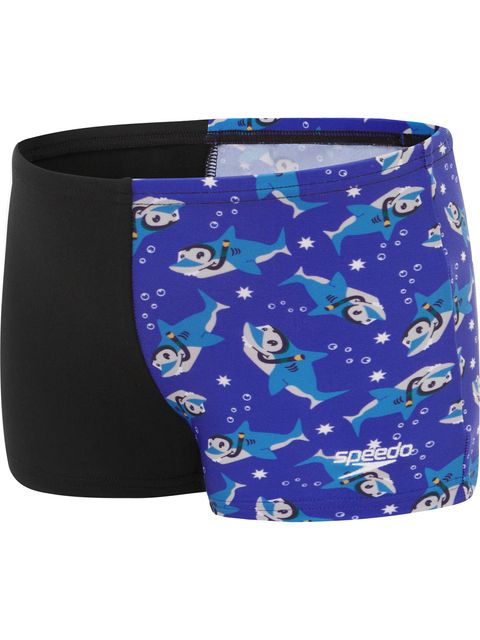 Speedo Aquashorts - Black/Blue/Grey