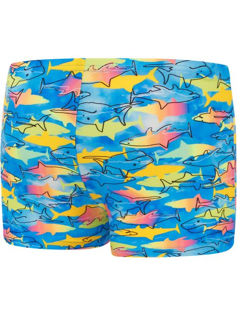 Speedo Toddlers Aqua Shorts - Fish/Lagoon Blue