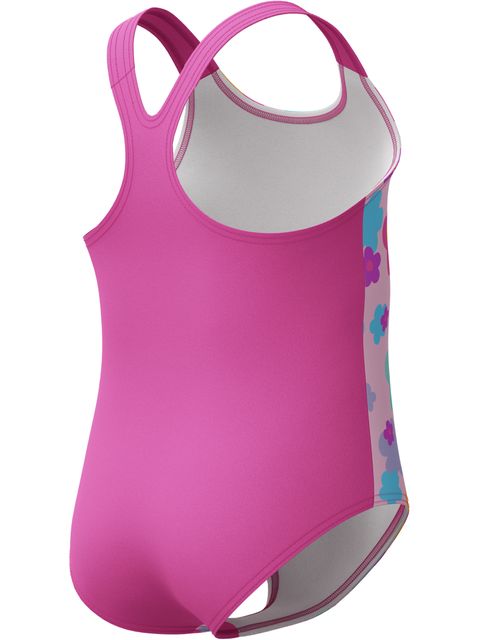 Speedo Toddler Girls Print One Piece - Neon Flamingo