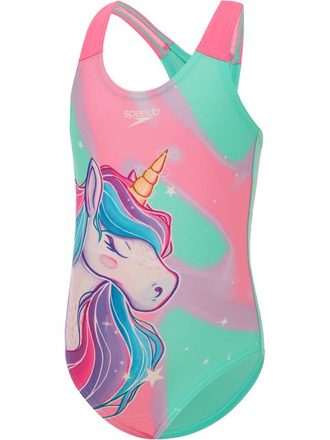 Speedo Toddlers One Piece - Unicorn/Artctic Glass