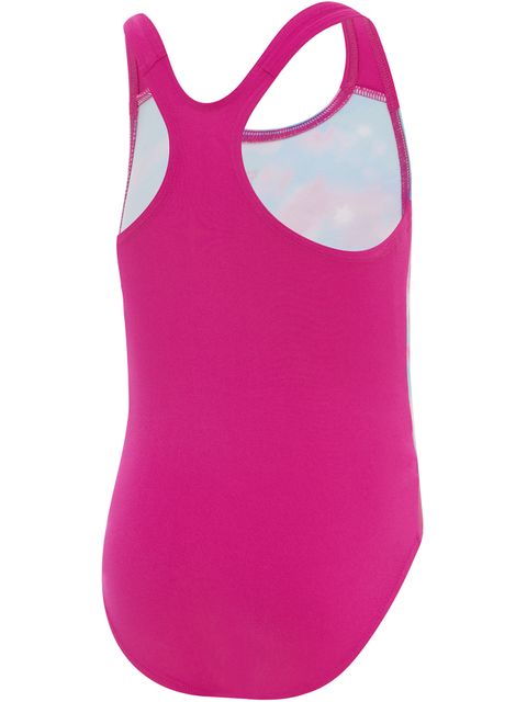 Speedo Toddlers One Piece - Electric Pink/Blue