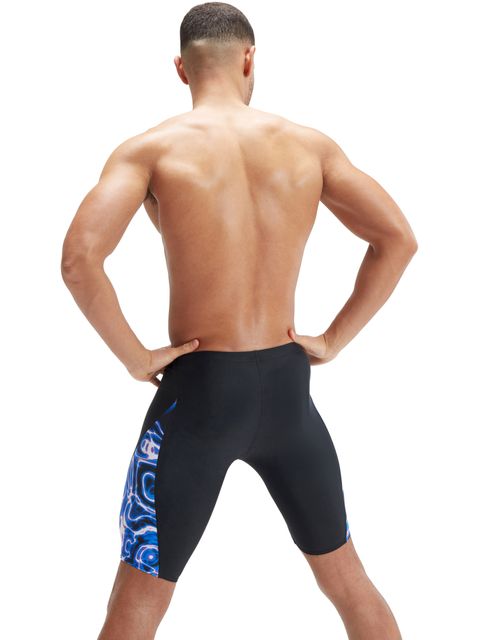 Speedo V-Cut Jammers - Black/Cobalt/Blue
