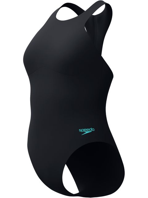 Speedo Racer Zip One Piece - Anthracite