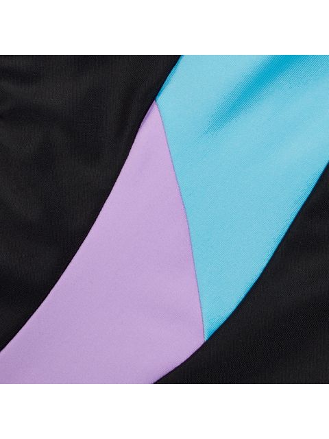 Speedo Colourblock Splice One Piece - Black/Purple/Blue