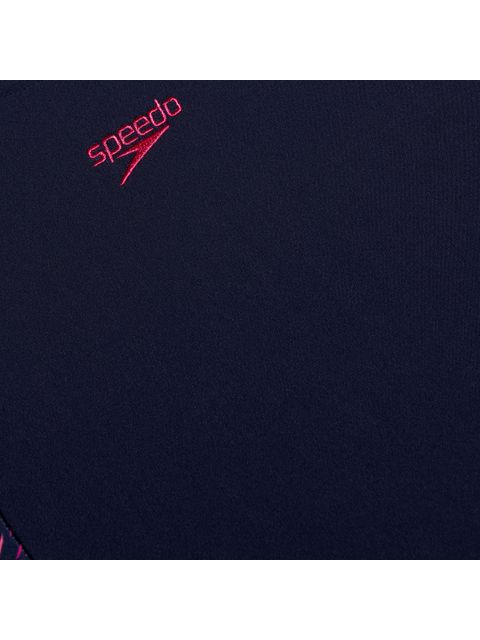 Speedo Splice Muscleback One Piece - Hyperboom/Navy/Pink