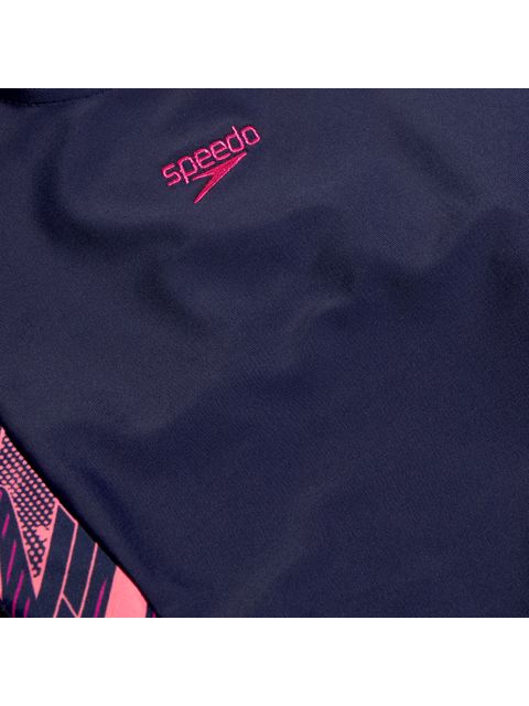 Speedo Splice Legsuit - Hyperboom/Navy/Pink