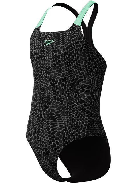 Speedo Digital Powerback One Piece - Alfalfa Green