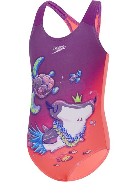 Speedo Toddlers Digital Printed One Piece - Diva