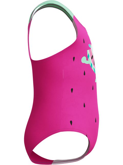 Speedo Toddlers One Piece - Watermelon/Neon Bubblegum