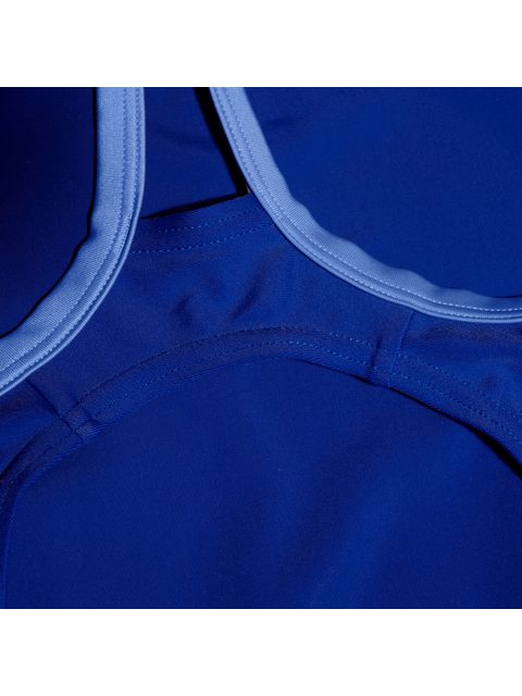 Speedo Thinstrap Muscleback One Piece - Cobalt/Blue/Peach