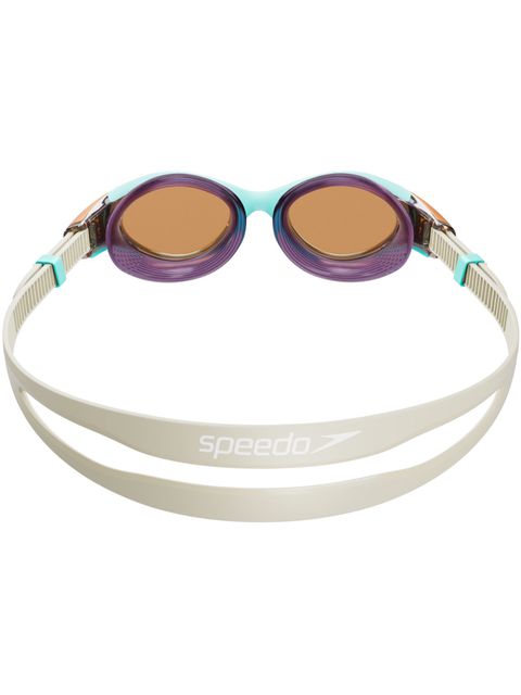 Speedo Biofuse 2.0 Womens Goggles - Tinted/Blue/Pumkin/Tan