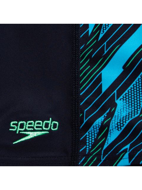 Speedo Panel Jammers - Hyperboom/Navy/Green