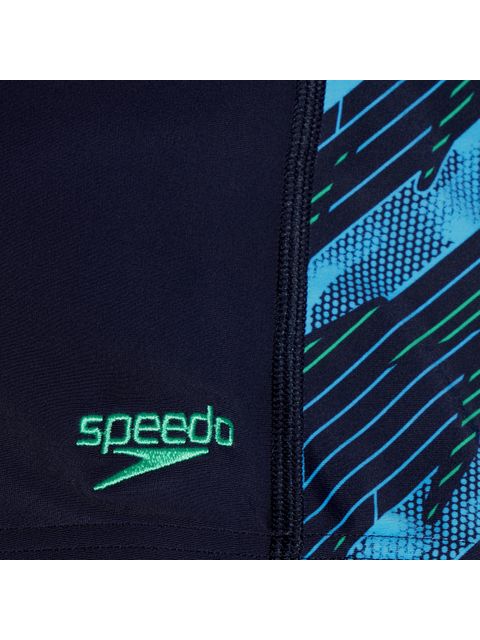 Speedo Panel Aquashorts - Hyperboom/Navy/Green